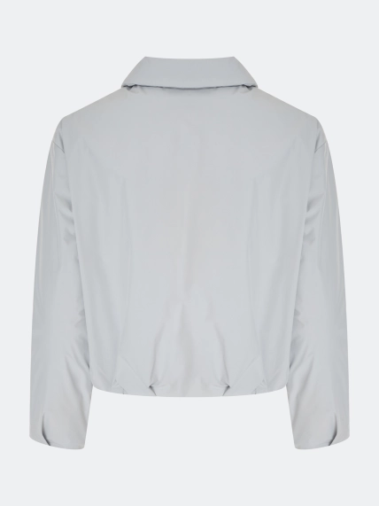 Укороченный утепленный бомбер