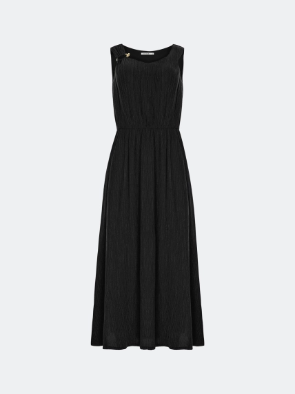 Платье из фактурного тенселя