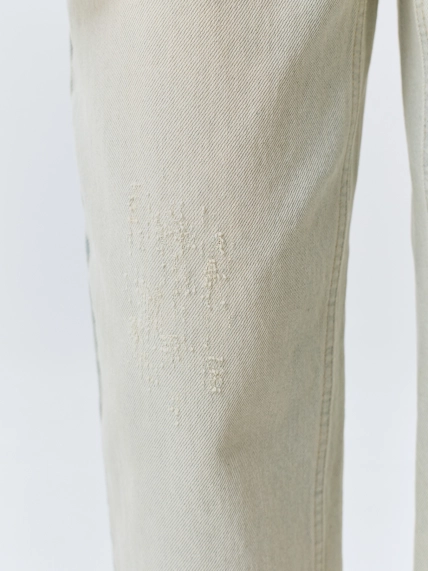 Джинсы-бананы с  декором