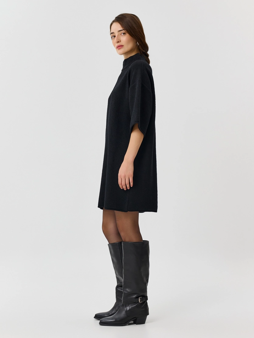 Oversize платье из трикотажа "букле"
