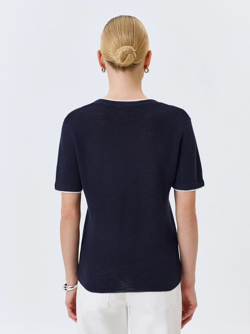 Вязаный джемпер из вискозы