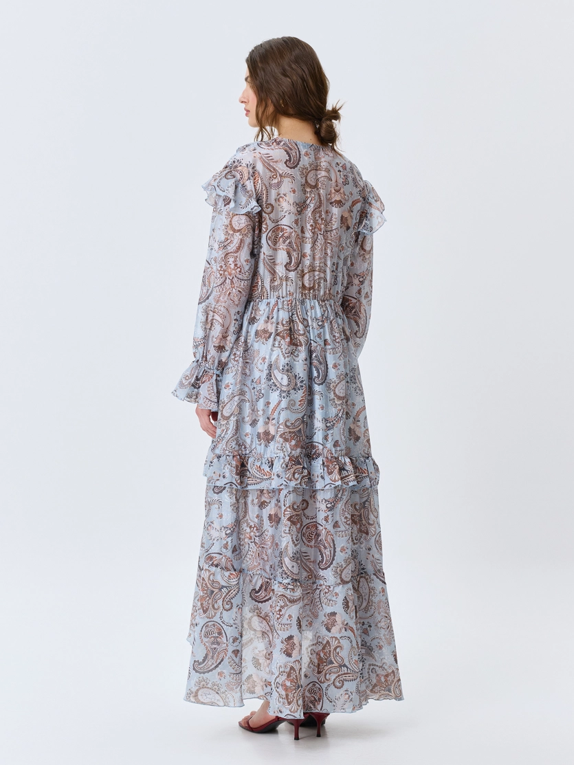 Платье с принтом в стиле "Бохо"