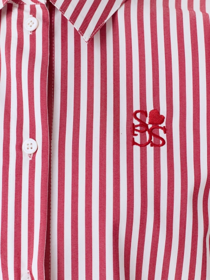 Яркая рубашка в полоску 