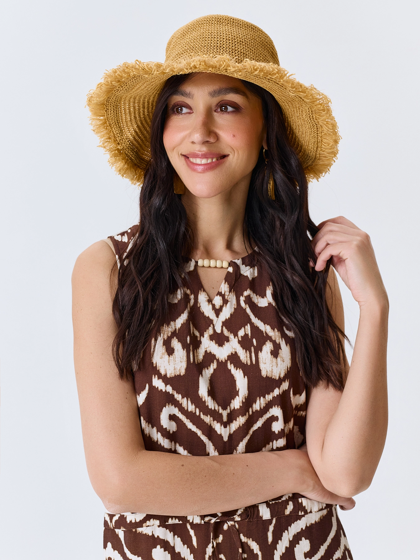 Летняя шляпа с широкими полями SAVAGE