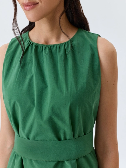 Яркое платье-миди из хлопка