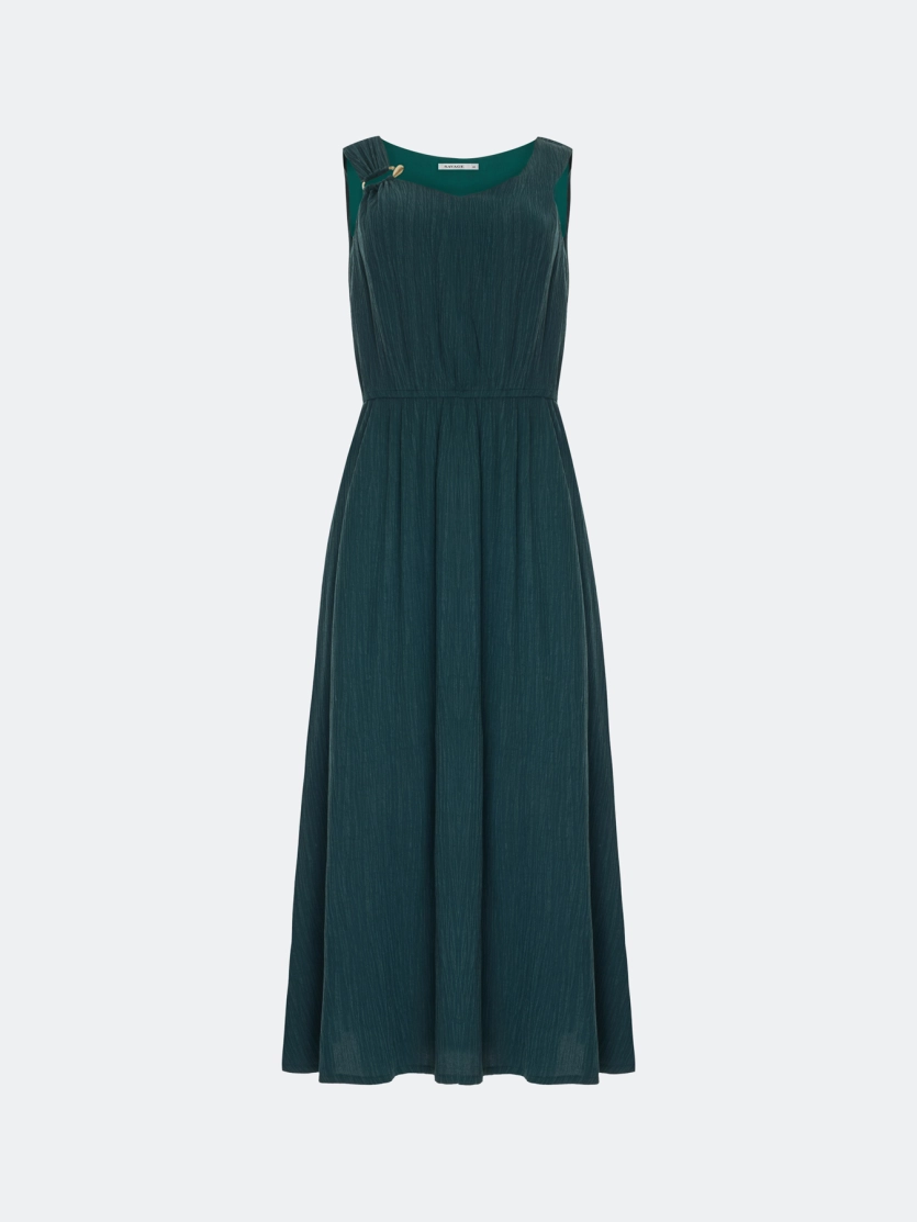 Платье из фактурного тенселя