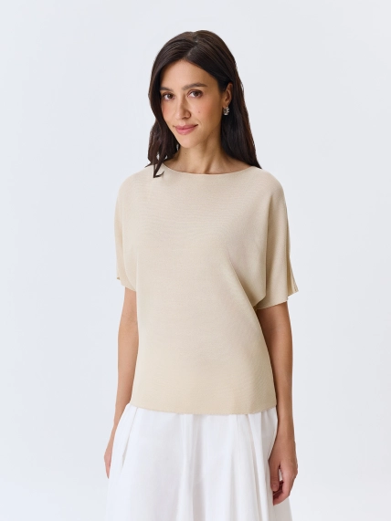 Вязаный джемпер из вискозы 