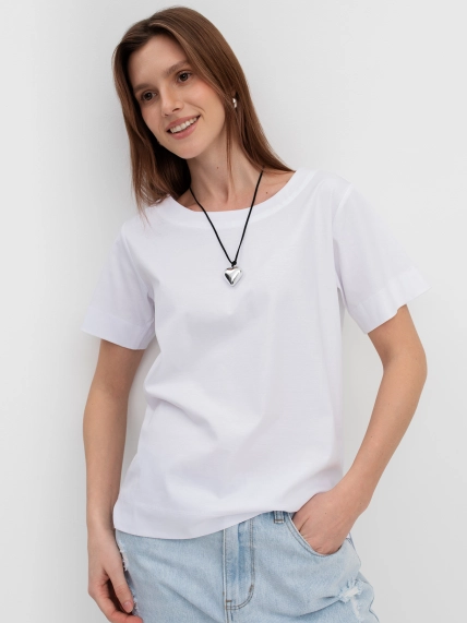 Базовая футболка из мерсиризованного хлопка