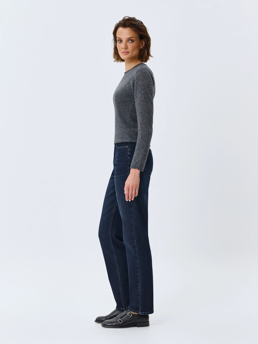 Темно-синие джинсы Slim fit
