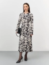 Платье с монохромным принтом