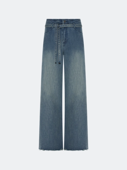 Широкие джинсы в стиле "Бохо"