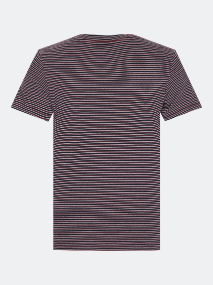 Приталенная футболка в полоску