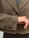 Укороченный жакет из твида