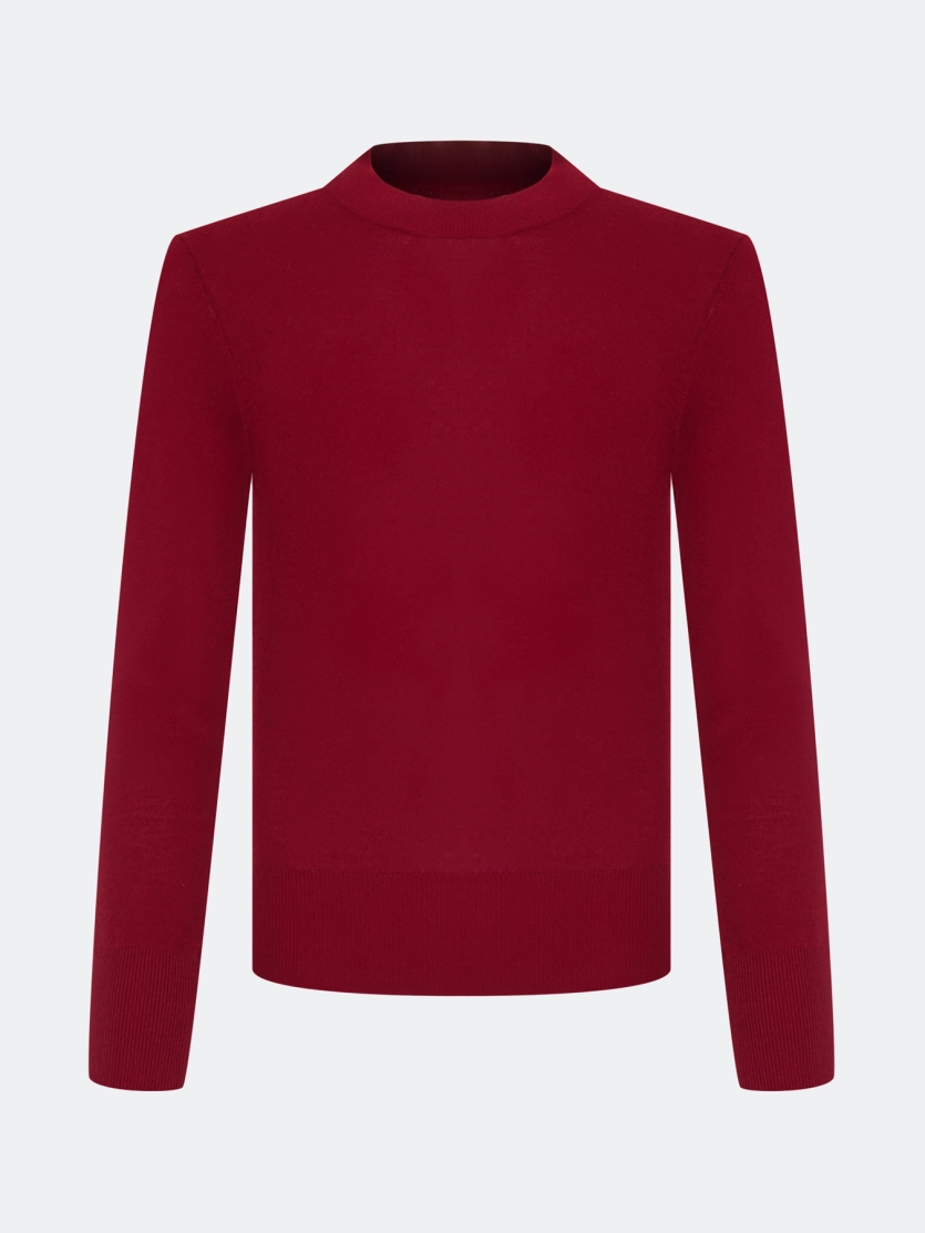 Яркий джемпер с шелком