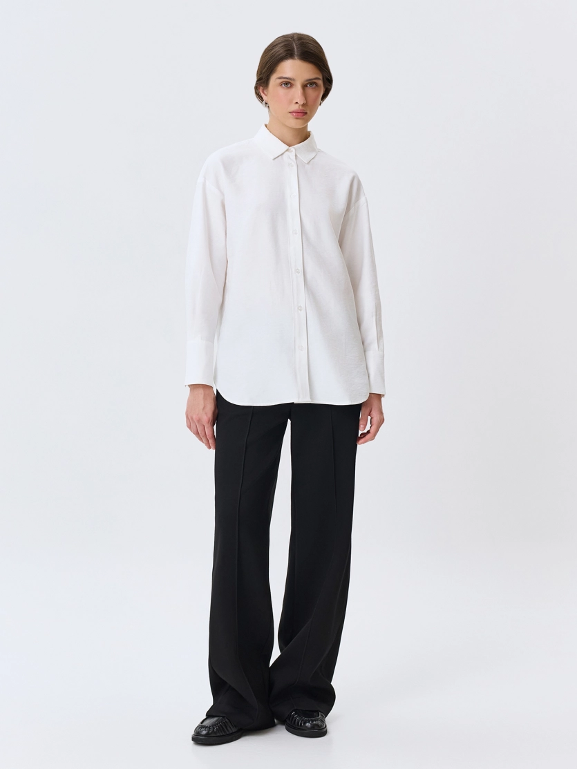 Классическая блузка из вискозы