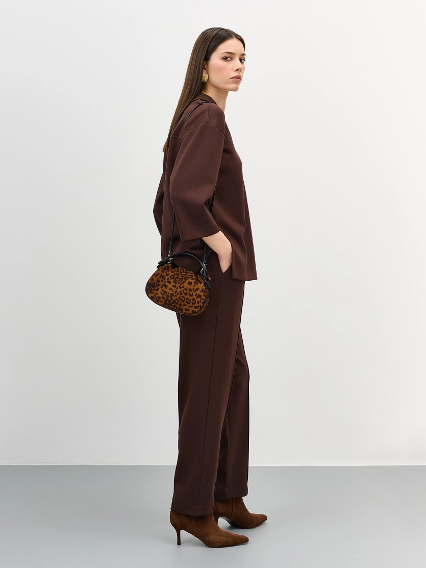 Сумка-мешок с анималистичным принтом