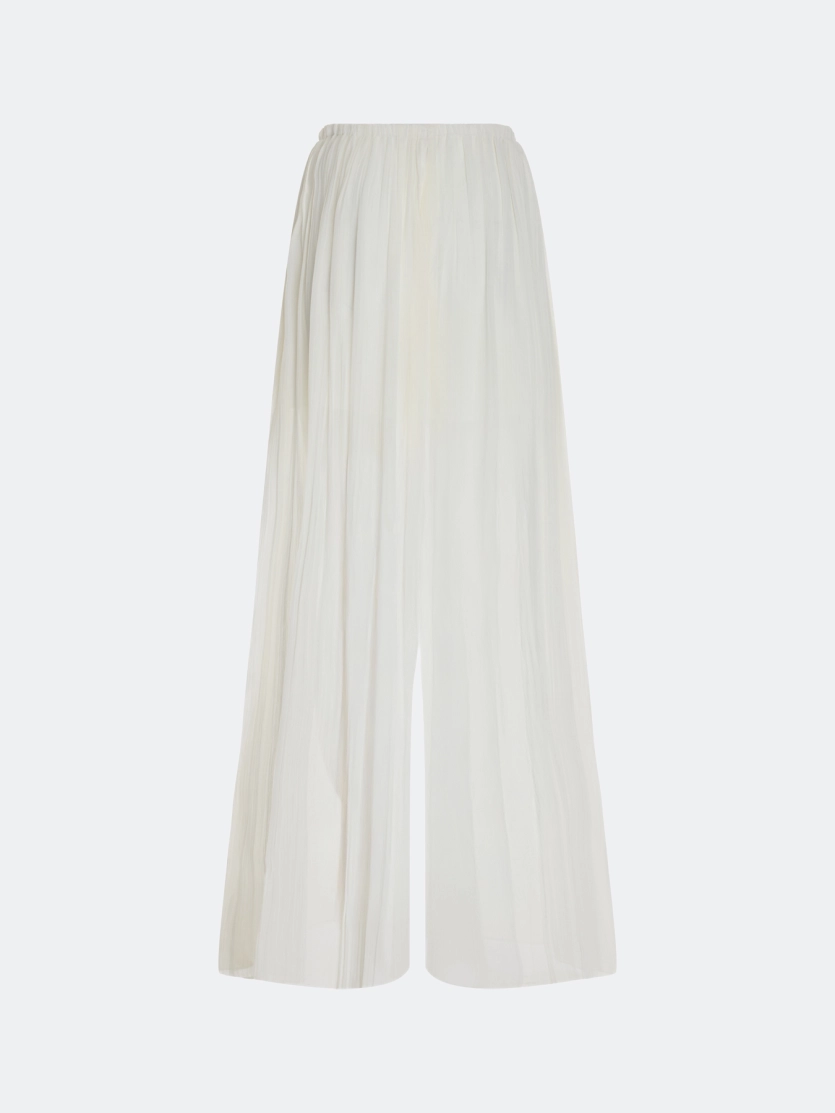 Свободные полупрозрачные брюки 