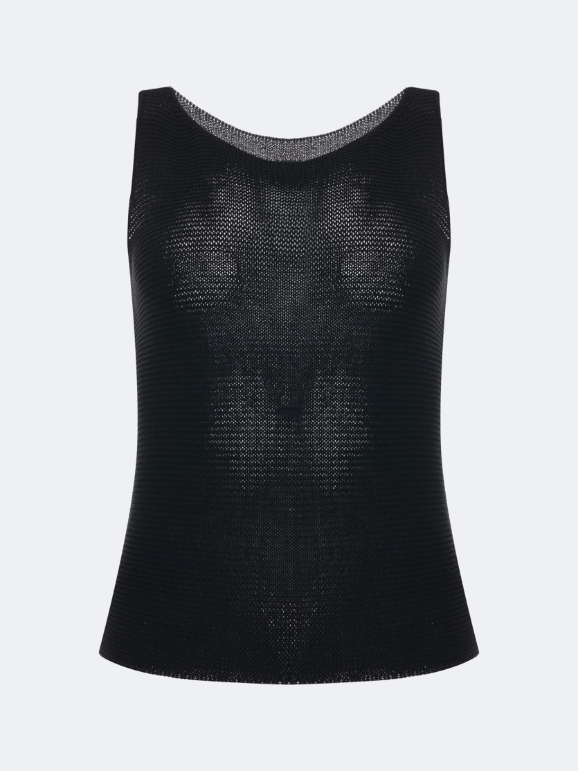 Вязаный топ из вискозы