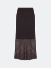 Ажурная юбка-макси