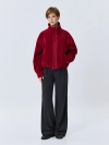 Oversize бомбер из искусственной замши