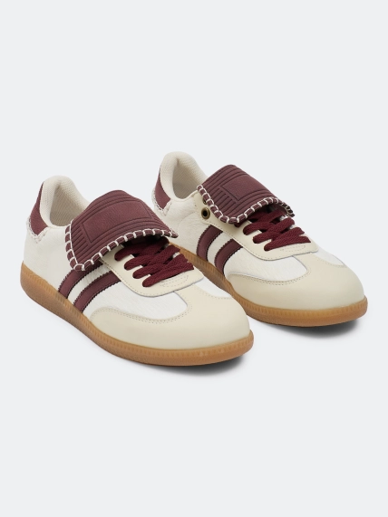 Кеды из комбинированной кожи