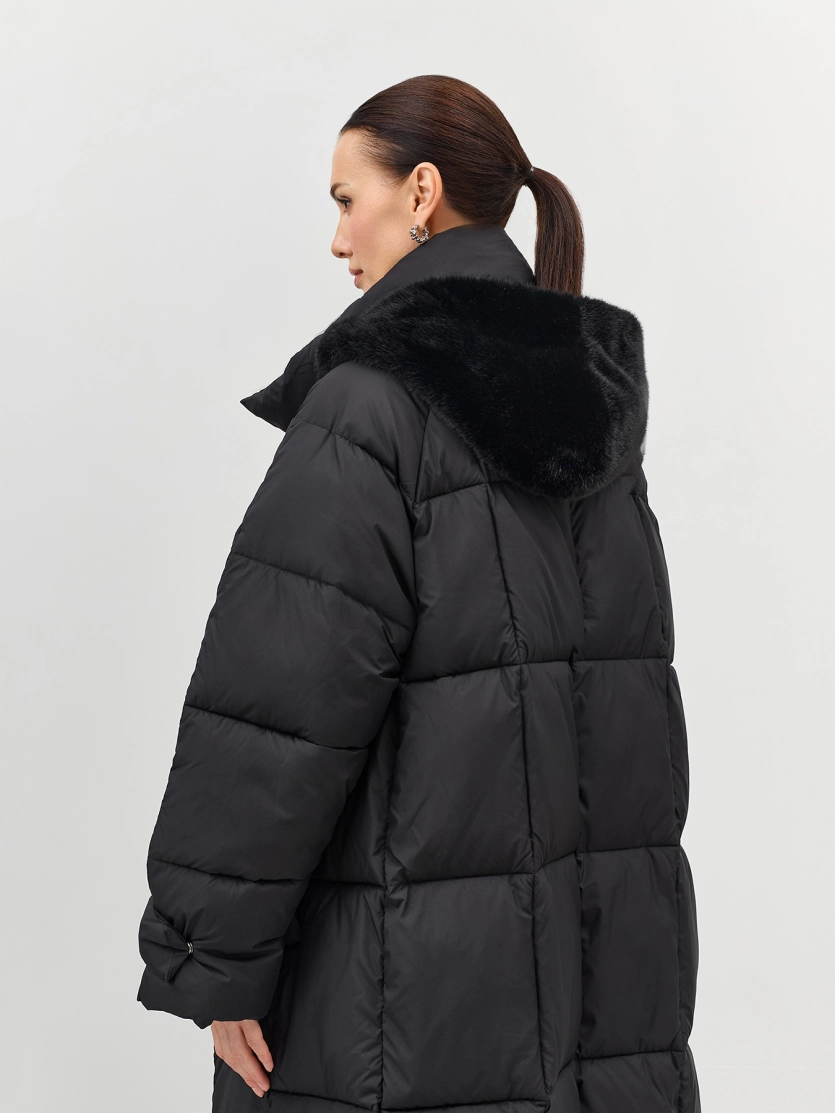 Капор из искусственного меха