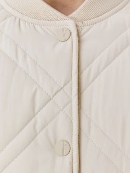 Утепленный жакет с фантазийной стежкой