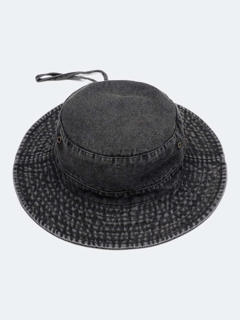 Джинсовая панама в стиле "сафари"