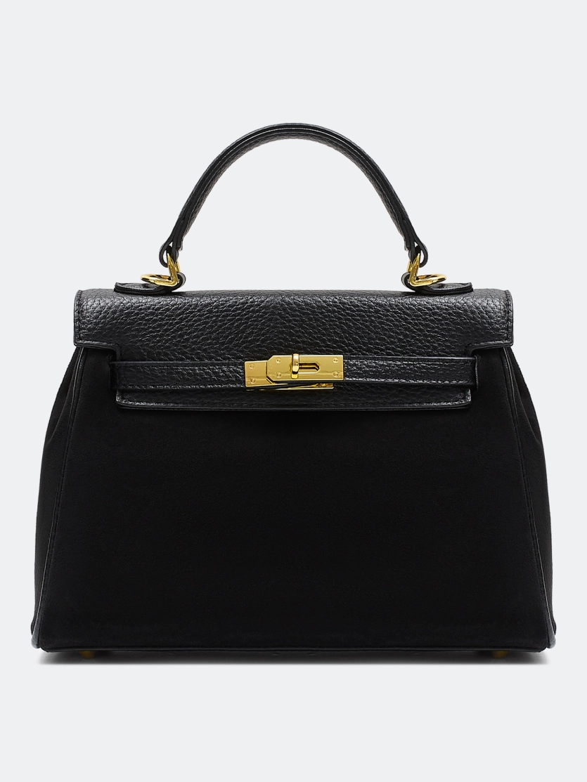 Комбинированная сумка из эко кожи