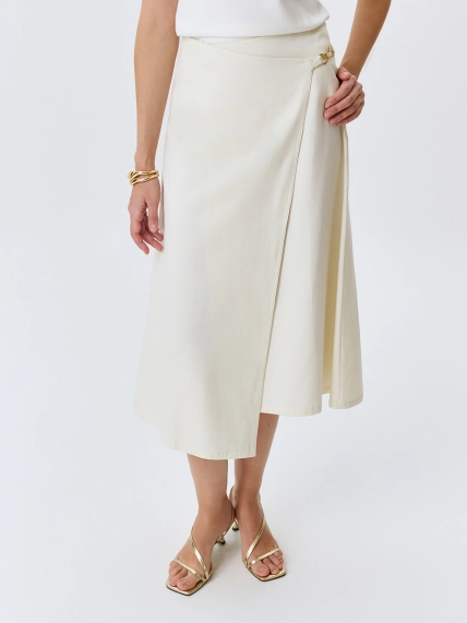 Асимметричная юбка на запах