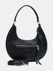 Сумка-багет из мягкой эко кожи