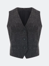 Костюмный жилет из смесовой вискозы