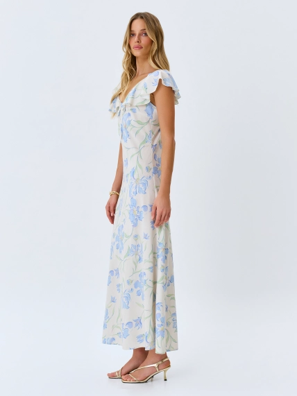 Романтичное платье с воланами