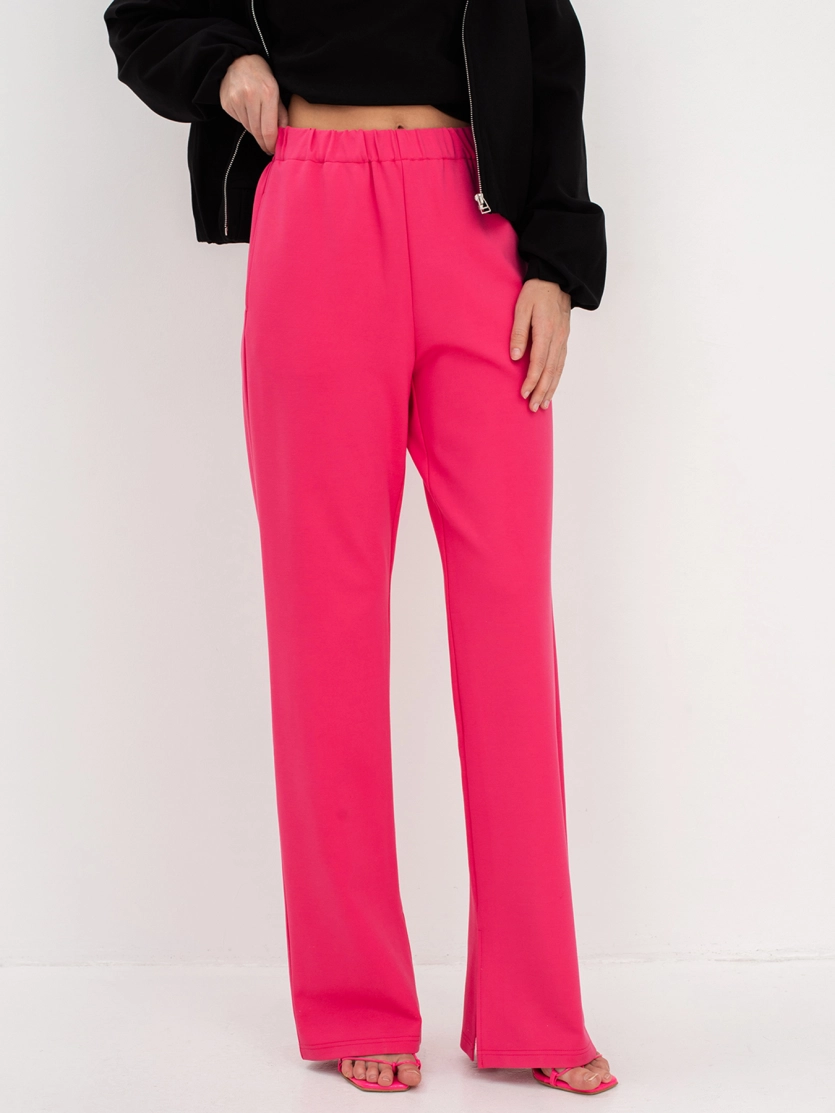 Брюки WIDE LEG из трикотажа