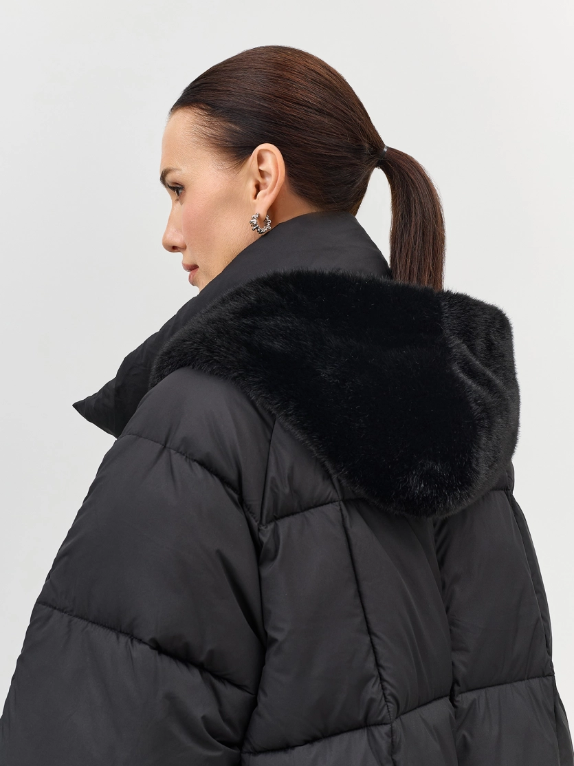 Капор из искусственного меха