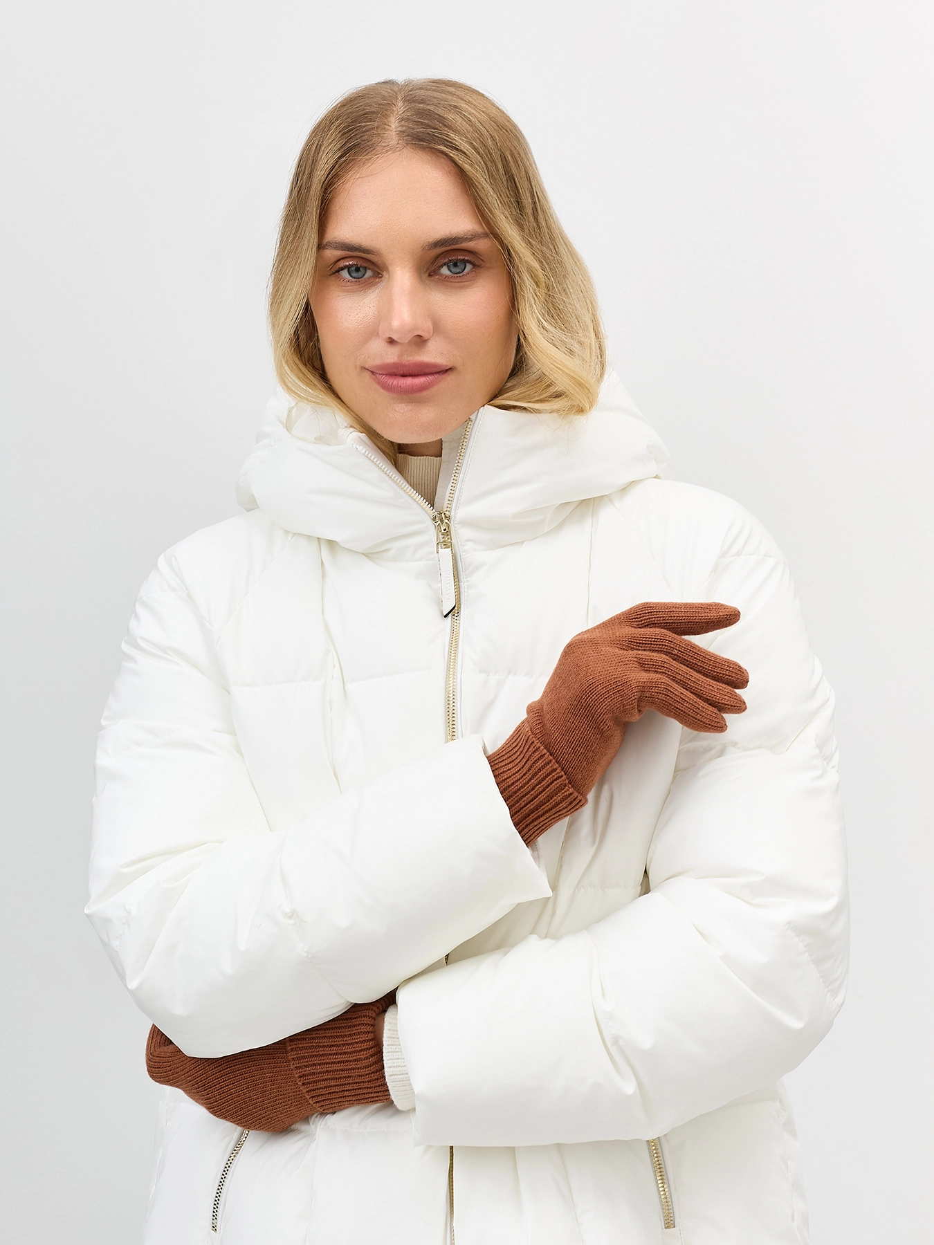 Вязаные перчатки с шерстью SAVAGE