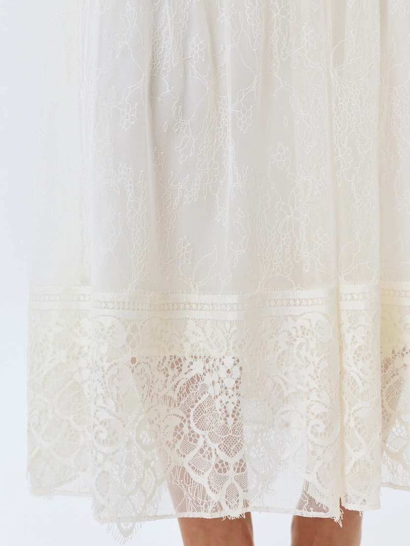 Юбка из тонкого кружева