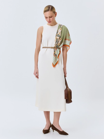 Шейный платок с геометрическим принтом