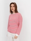 Джемпер oversize в яркую полоску