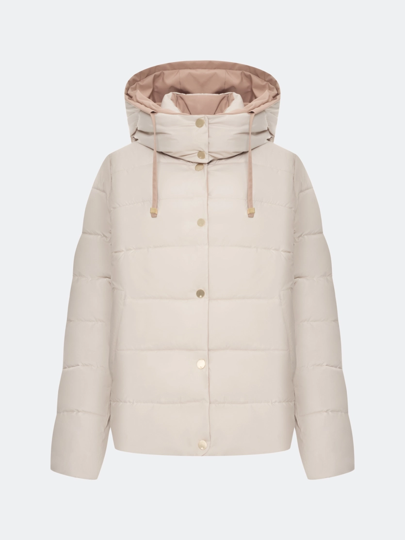 Двусторонняя куртка с капюшоном