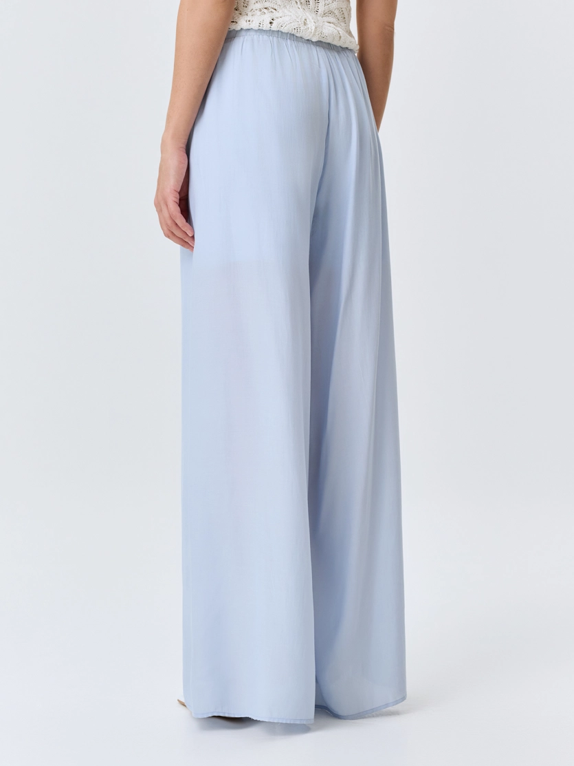 Широкие брюки палаццо